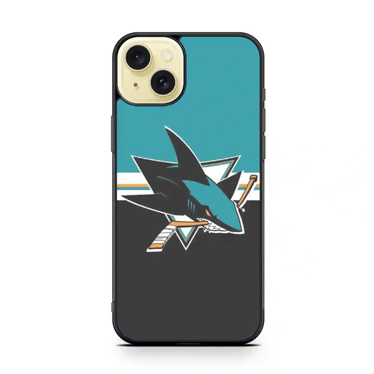 San Jose Sharks Retro Classic iPhone 15 Plus Case