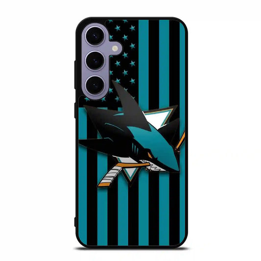 San Jose Sharks Retro Samsung Galaxy S24 Plus Case