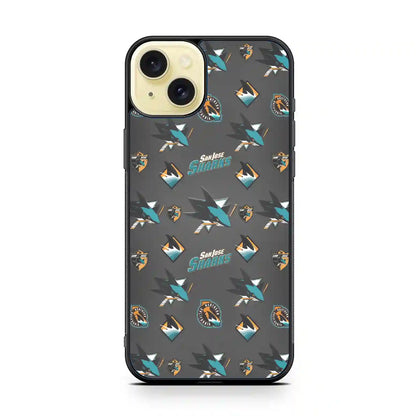 San Jose Sharks Retro`0 iPhone 15 Plus Case