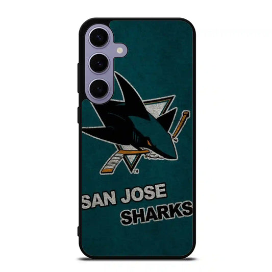 San Jose Sharks Retrocolorful Samsung Galaxy S24 Plus Case