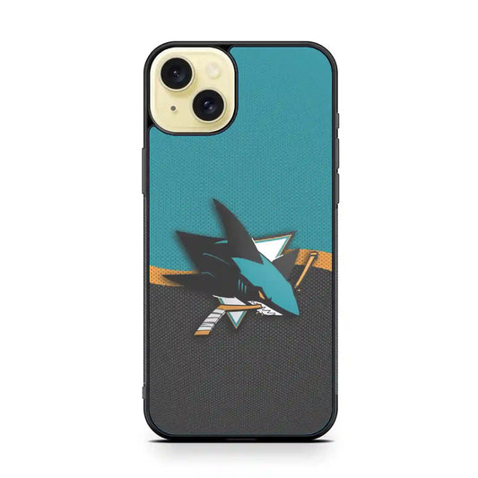 San Jose Sharks Vintage iPhone 15 Plus Case