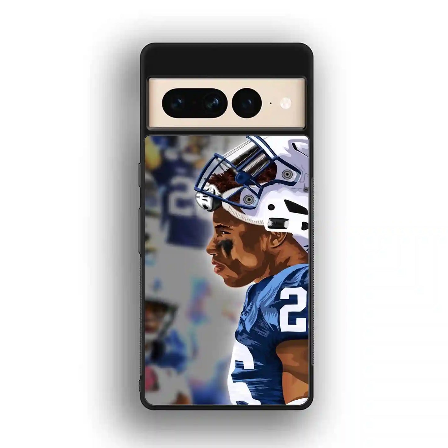 Saquon Barkley Cartoon Google Pixel 7 Pro Case