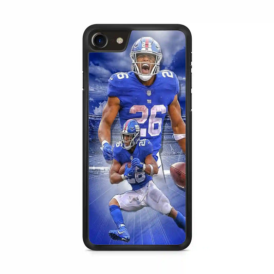 Saquon Barkley Giants iPhone SE 2020 Case