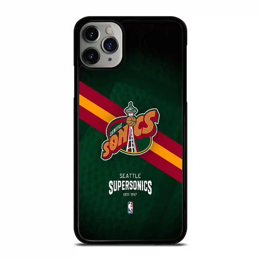 Seattle Supersonics Color iPhone 11 Pro Case