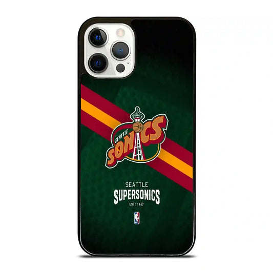 Seattle Supersonics Color iPhone 12 Pro Case