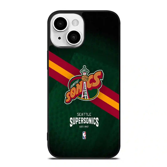 Seattle Supersonics Color iPhone 13 Mini Case