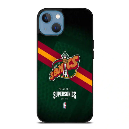 Seattle Supersonics Color iPhone 14 Case