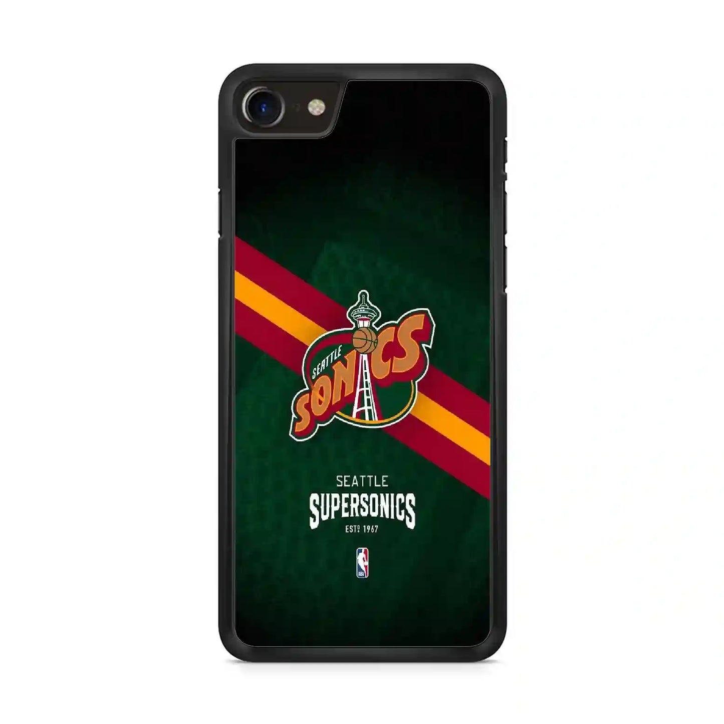 Seattle Supersonics Color iPhone SE 2020 Case