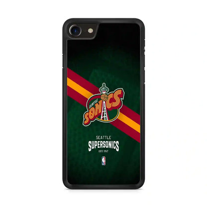 Seattle Supersonics Color iPhone SE 2020 Case