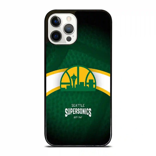 Seattle Supersonics Colorful iPhone 12 Pro Case