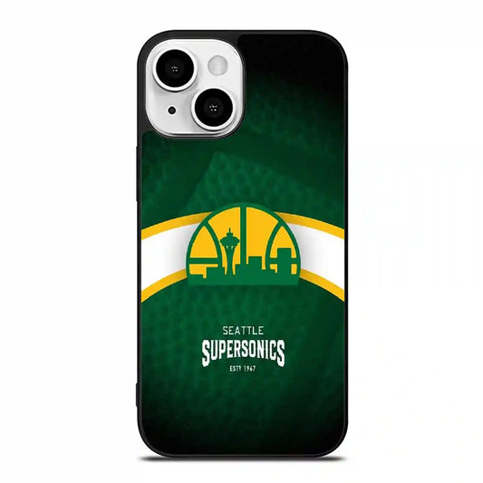 Seattle Supersonics Colorful iPhone 13 Mini Case