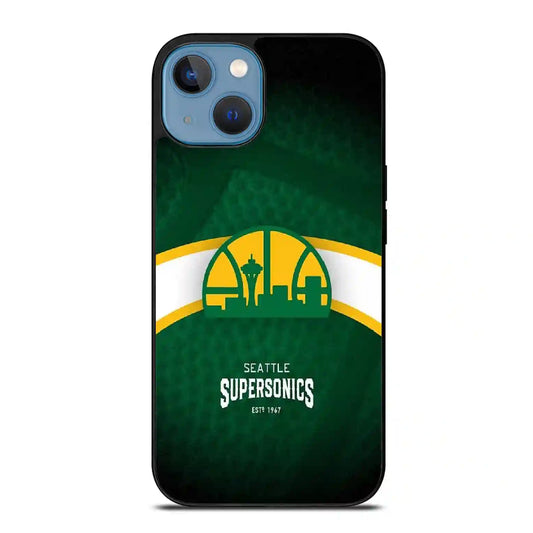 Seattle Supersonics Colorful iPhone 14 Case