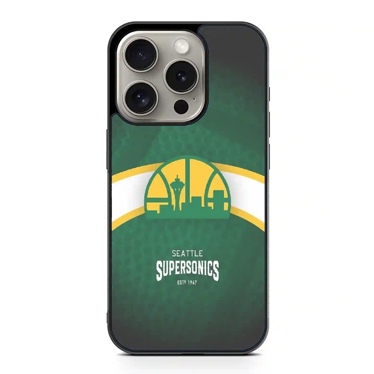 Seattle Supersonics Colorful iPhone 15 Pro Max Case