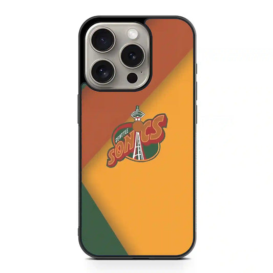 Seattle Supersonics Cool iPhone 15 Pro Max Case