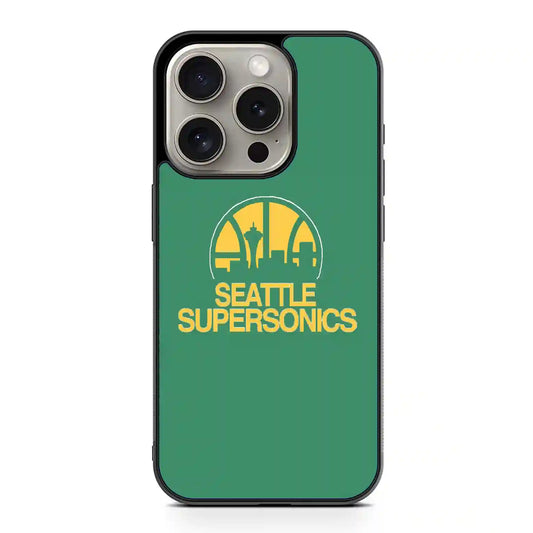 Seattle Supersonics Retro iPhone 15 Pro Max Case