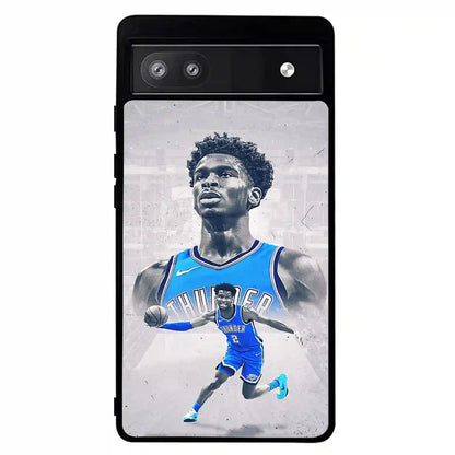 Shai Gilgeous Alexander Basketball Google Pixel 6 Pro Case