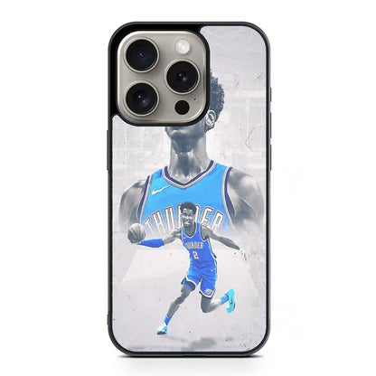 Shai Gilgeous Alexander Basketball iPhone 15 Pro Max Case