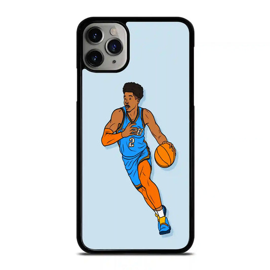 Shai Gilgeous Alexander Cartoon iPhone 11 Pro Case