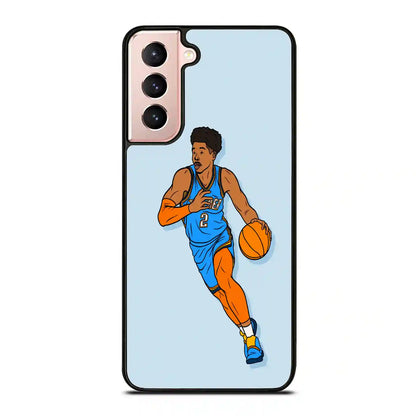 Shai Gilgeous Alexander Cartoon Samsung Galaxy S21 Plus Case