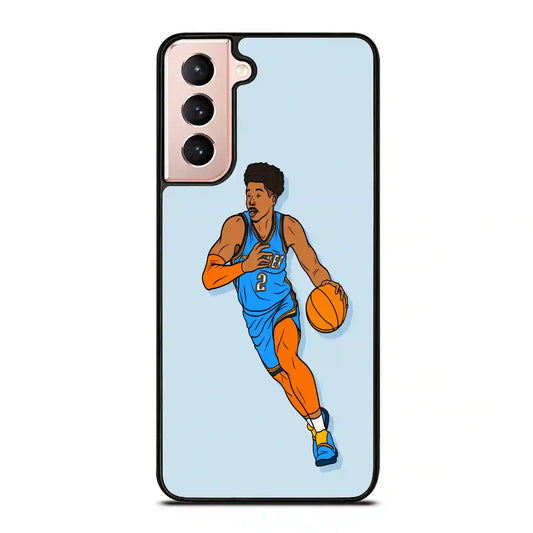 Shai Gilgeous Alexander Cartoon Samsung Galaxy S21 Plus Case