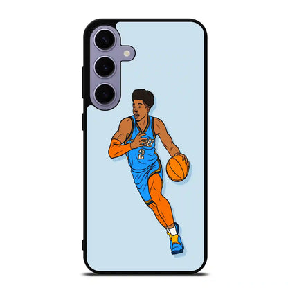 Shai Gilgeous Alexander Cartoon Samsung Galaxy S24 Plus Case