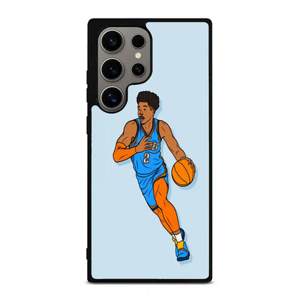 Shai Gilgeous Alexander Cartoon Samsung Galaxy S24 Ultra Case