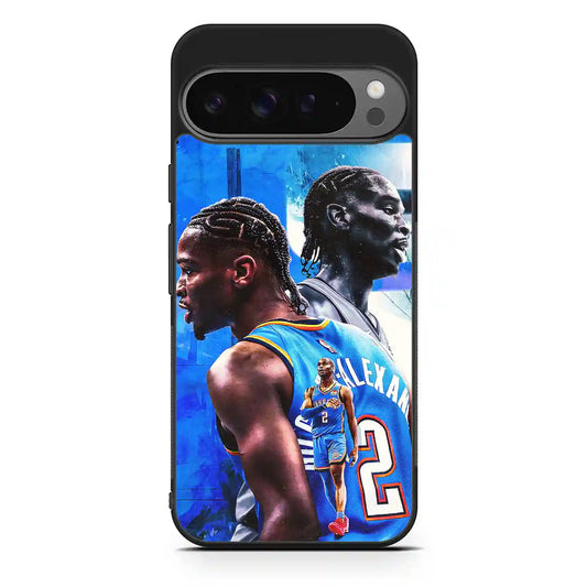 Shai Gilgeous Alexander Dark Google Pixel 9 Pro XL Case