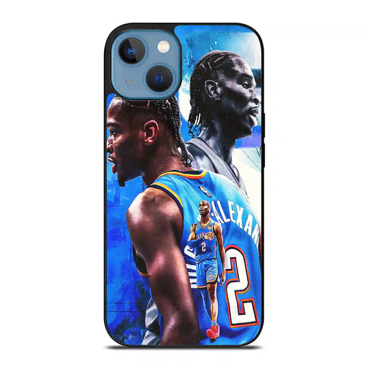 Shai Gilgeous Alexander Dark iPhone 14 Case