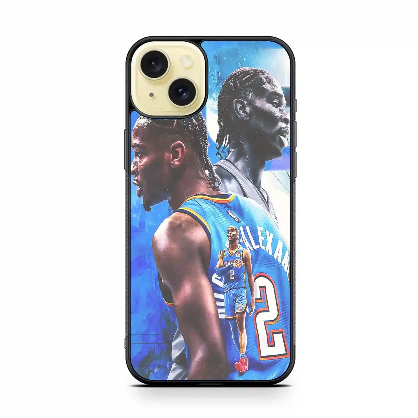 Shai Gilgeous Alexander Dark iPhone 15 Plus Case