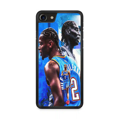 Shai Gilgeous Alexander Dark iPhone SE 2020 Case