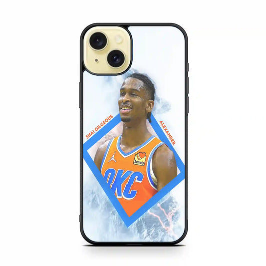 Shai Gilgeous Alexander iPhone 15 Plus Case