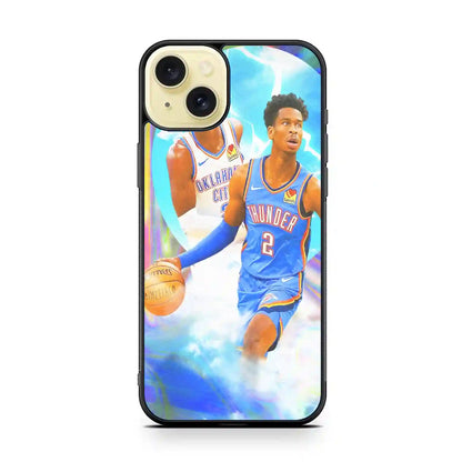 Shai Gilgeous Alexander Nba iPhone 15 Plus Case