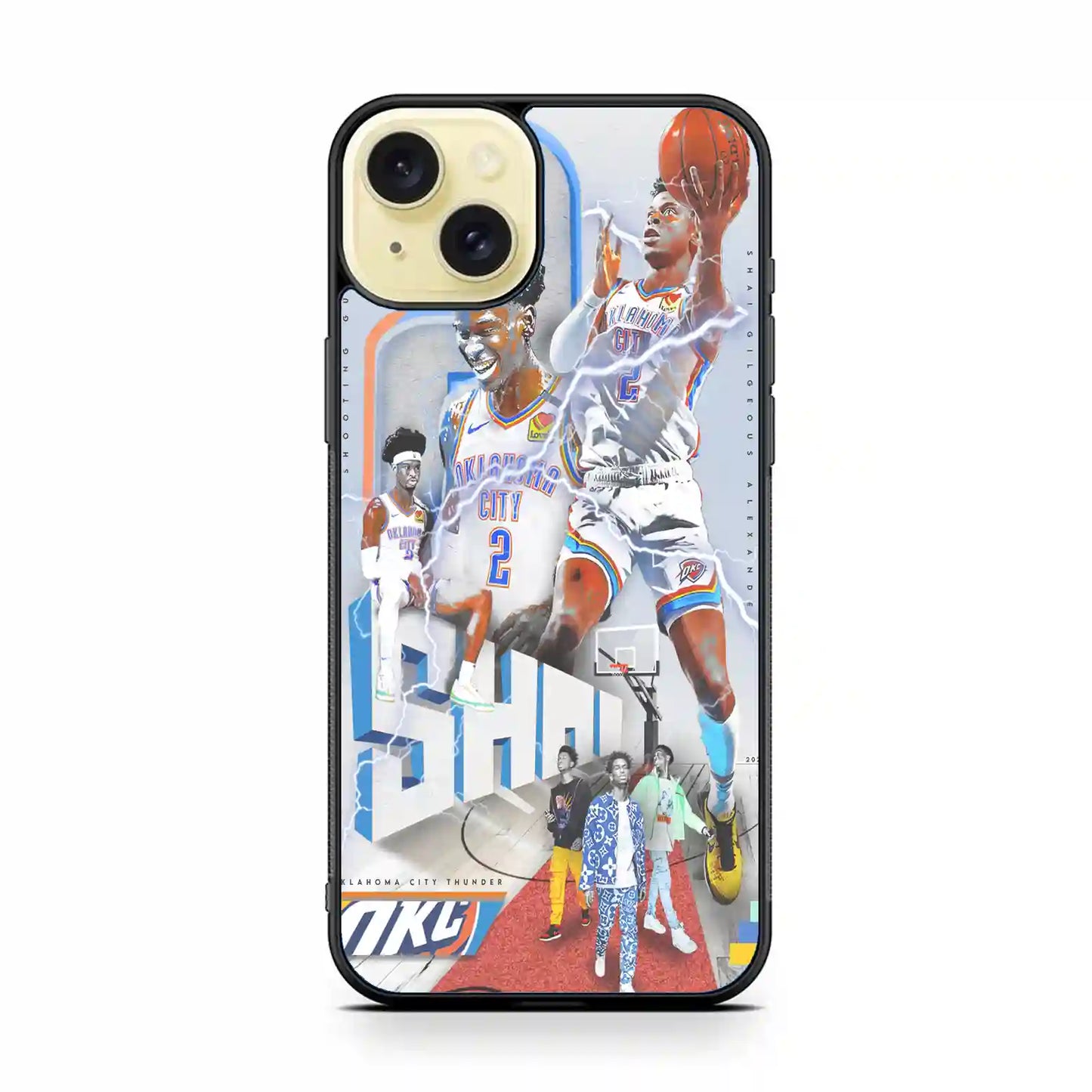 Shai Gilgeous Alexander Nba Okc iPhone 15 Plus Case