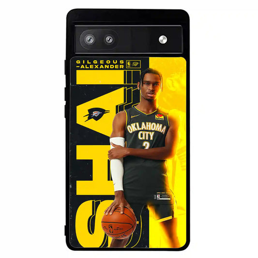 Shai Gilgeous Alexander Okhlahoma Google Pixel 6 Pro Case