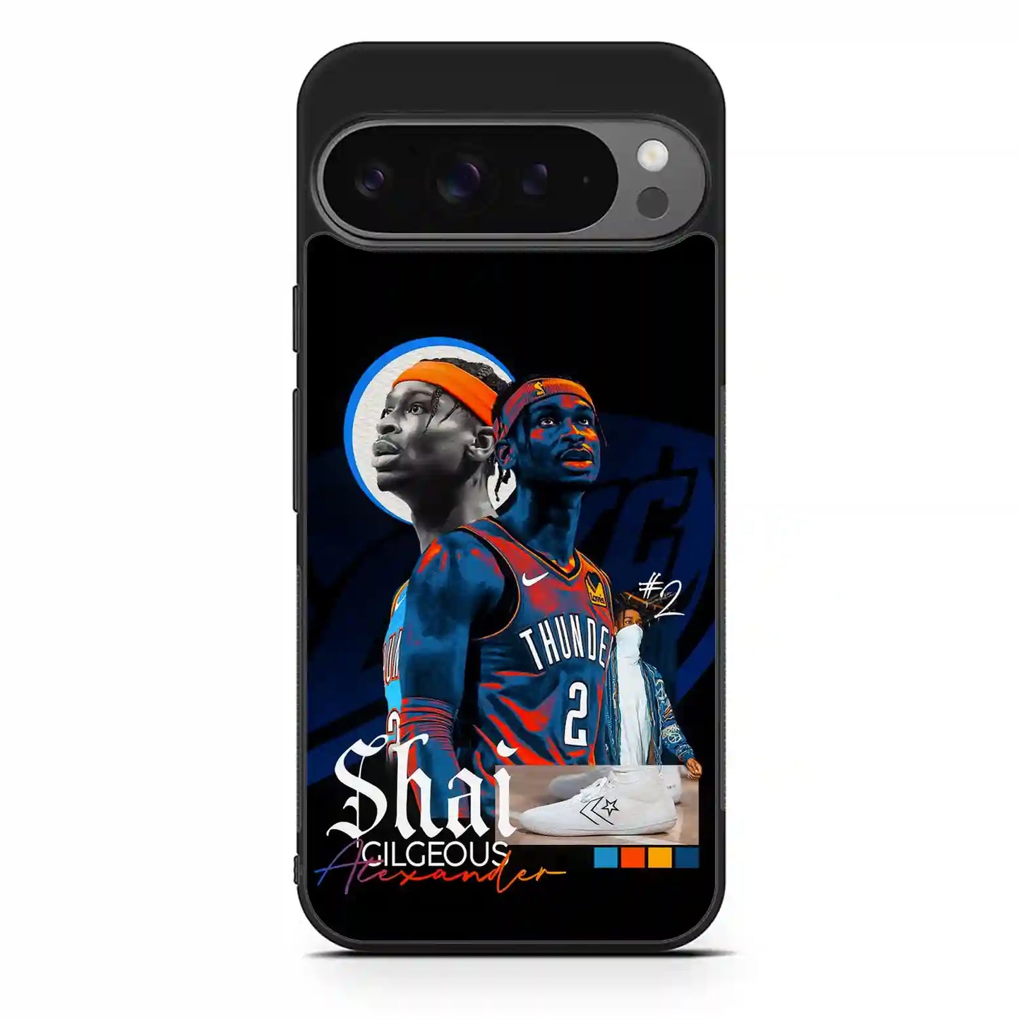 Shai Gilgeous Alexander Retro Vintage Google Pixel 9 Pro XL Case