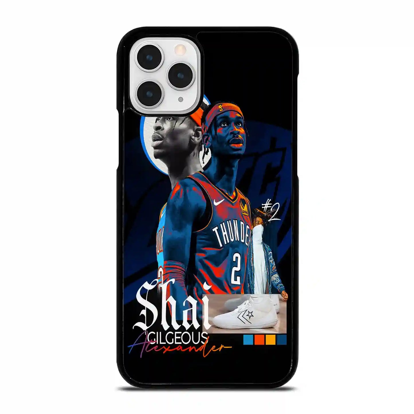 Shai Gilgeous Alexander Retro Vintage iPhone 12 Pro Max Case