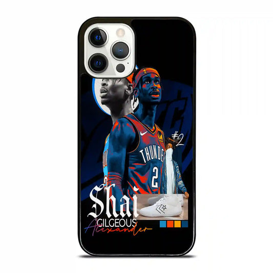 Shai Gilgeous Alexander Retro Vintage iPhone 12 Pro Case