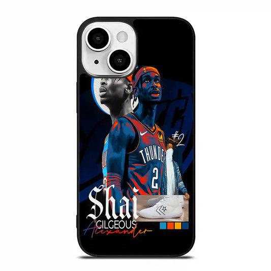 Shai Gilgeous Alexander Retro Vintage iPhone 13 Mini Case