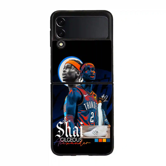 Shai Gilgeous Alexander Retro Vintage Samsung Z4 Flip Case