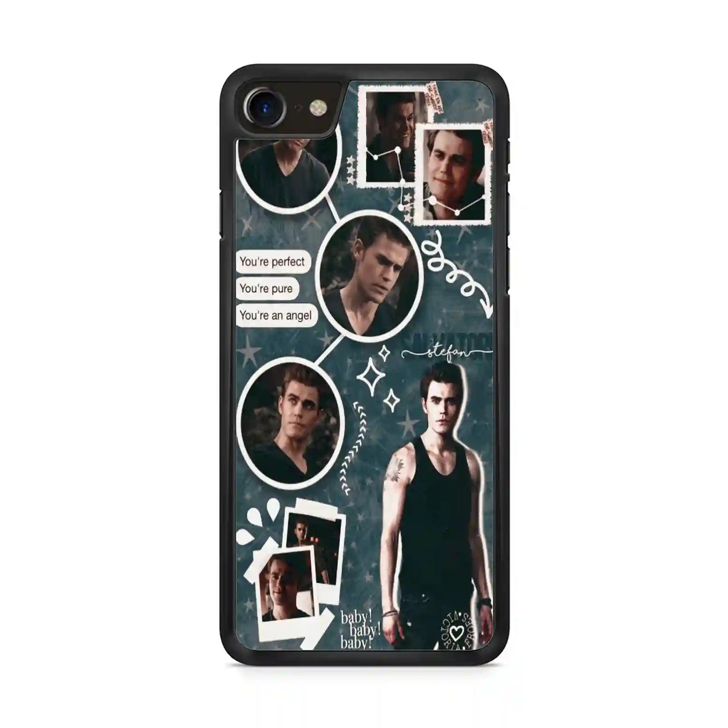 Stefan Salvatore Colorful iPhone SE 2020 Case