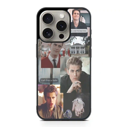 Stefan Salvatore Retro iPhone 15 Pro Max Case