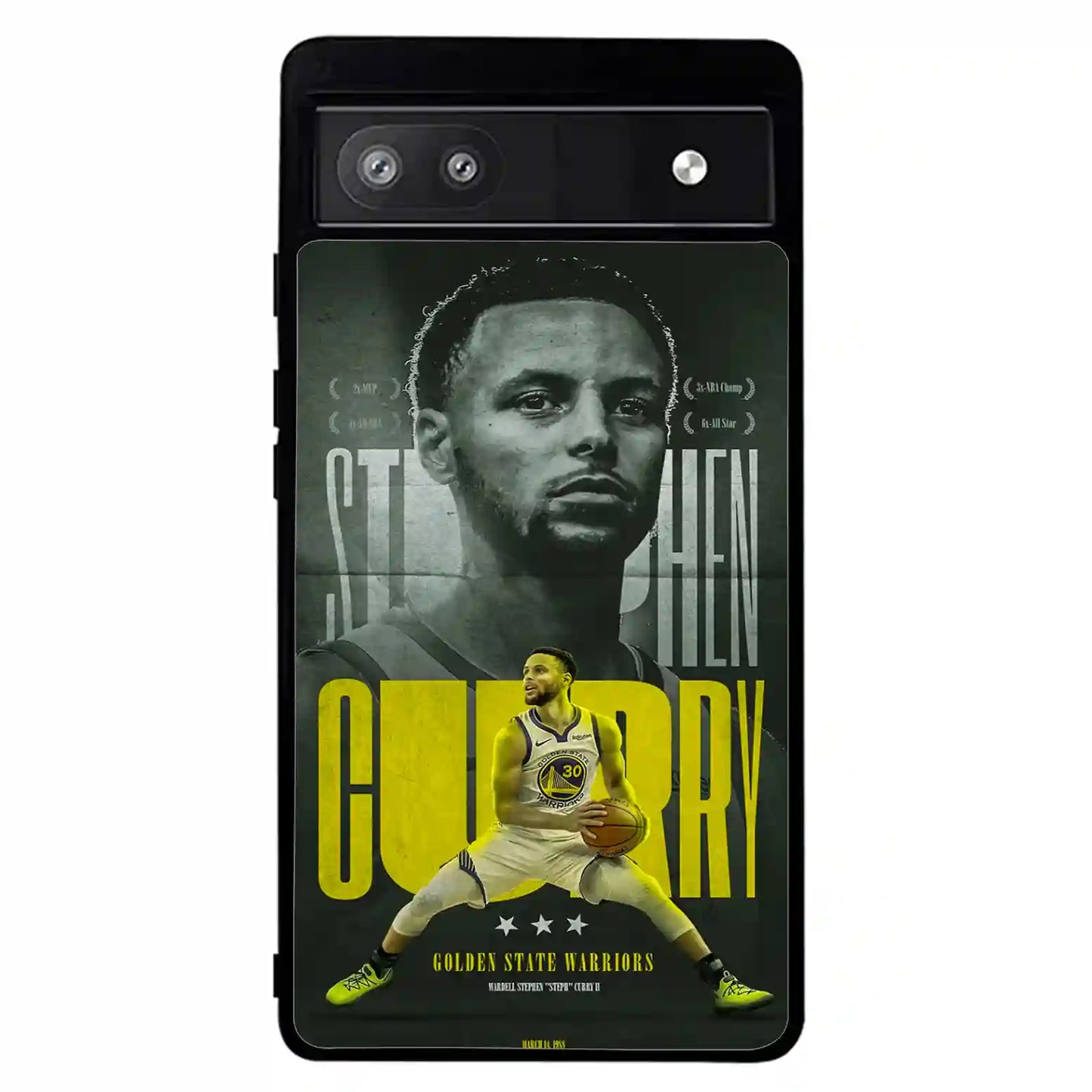 Stephen Curry Golden State Warriors Google Pixel 6 Pro Case