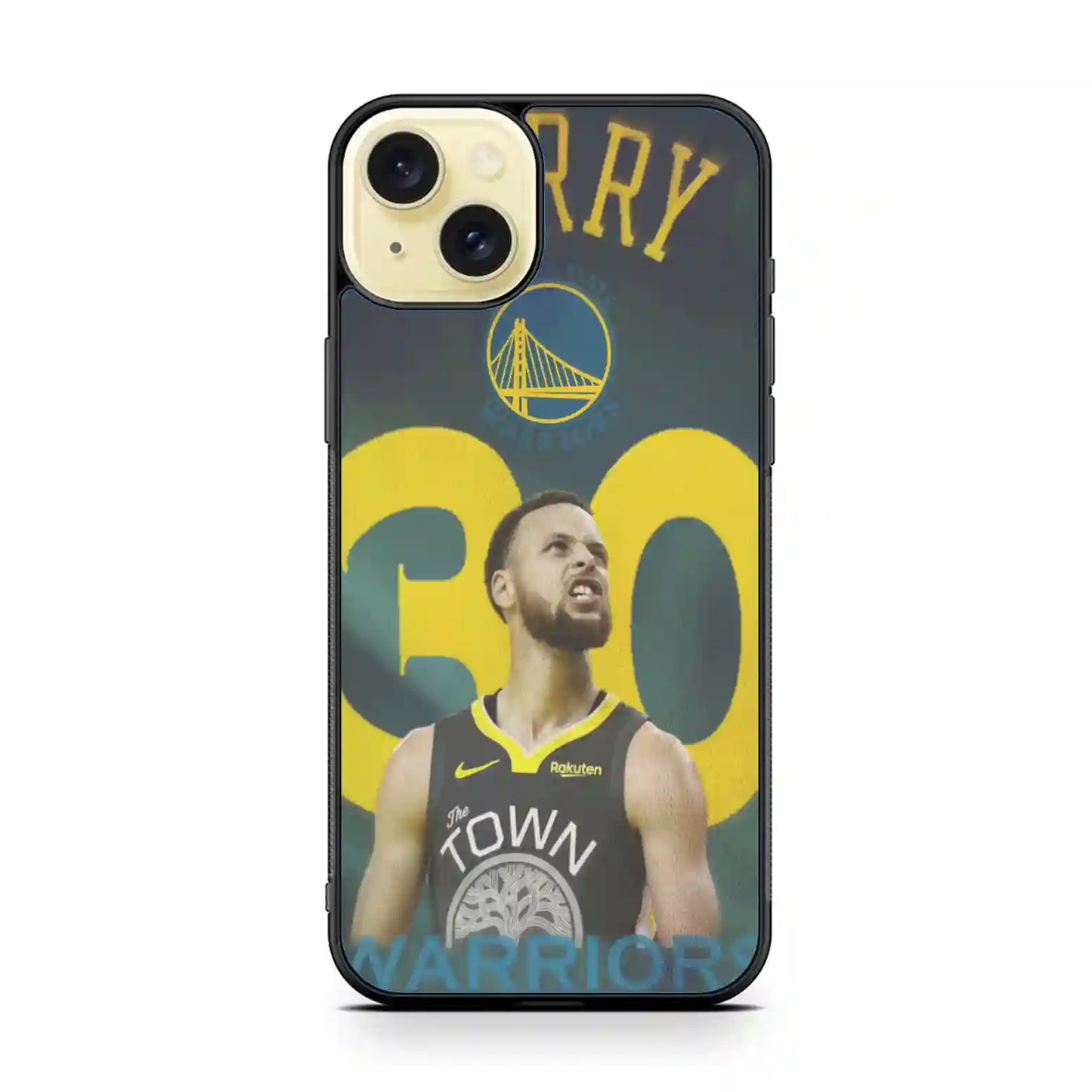 Stephen Curry Warriors Basketball iPhone 15 Plus Case