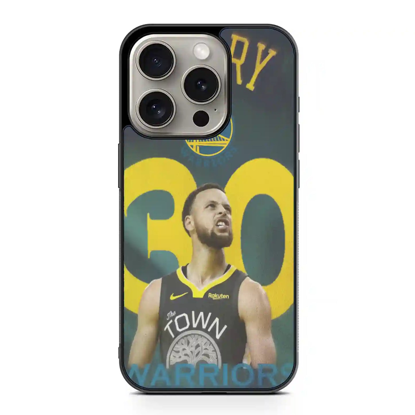 Stephen Curry Warriors Basketball iPhone 15 Pro Max Case