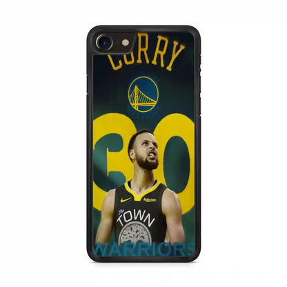 Stephen Curry Warriors Basketball iPhone SE 2020 Case