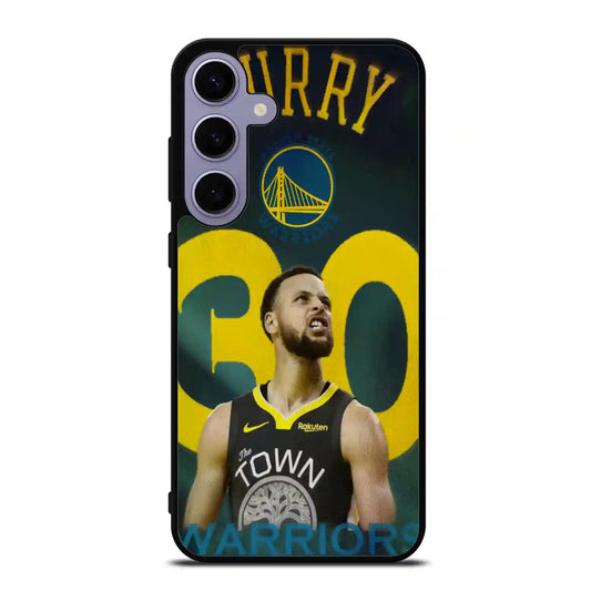 Stephen Curry Warriors Basketball Samsung Galaxy S24 Plus Case