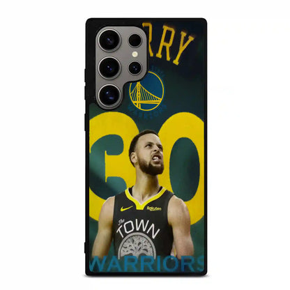 Stephen Curry Warriors Basketball Samsung Galaxy S24 Ultra Case