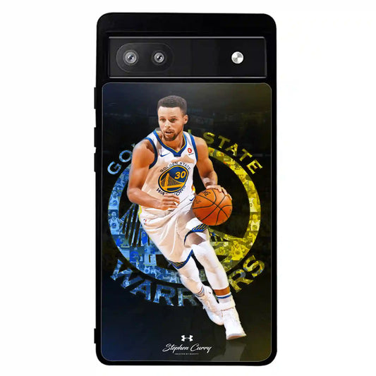 Stephen Curry Warriors Team Google Pixel 6 Pro Case