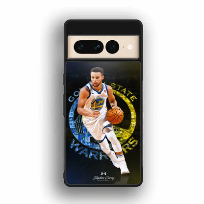 Stephen Curry Warriors Team Google Pixel 7 Pro Case