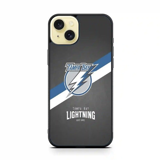 Tampa Bay Lightning Colorful iPhone 15 Plus Case